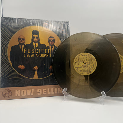 Puscifer - Live At Arcosanti Vinyl LP Black & Gold Signed By Carina and Mat!
