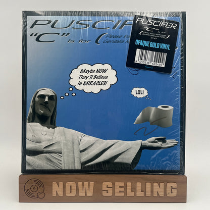 Puscifer - C Is For Vinyl EP Gold Signed By Carina and Mat!