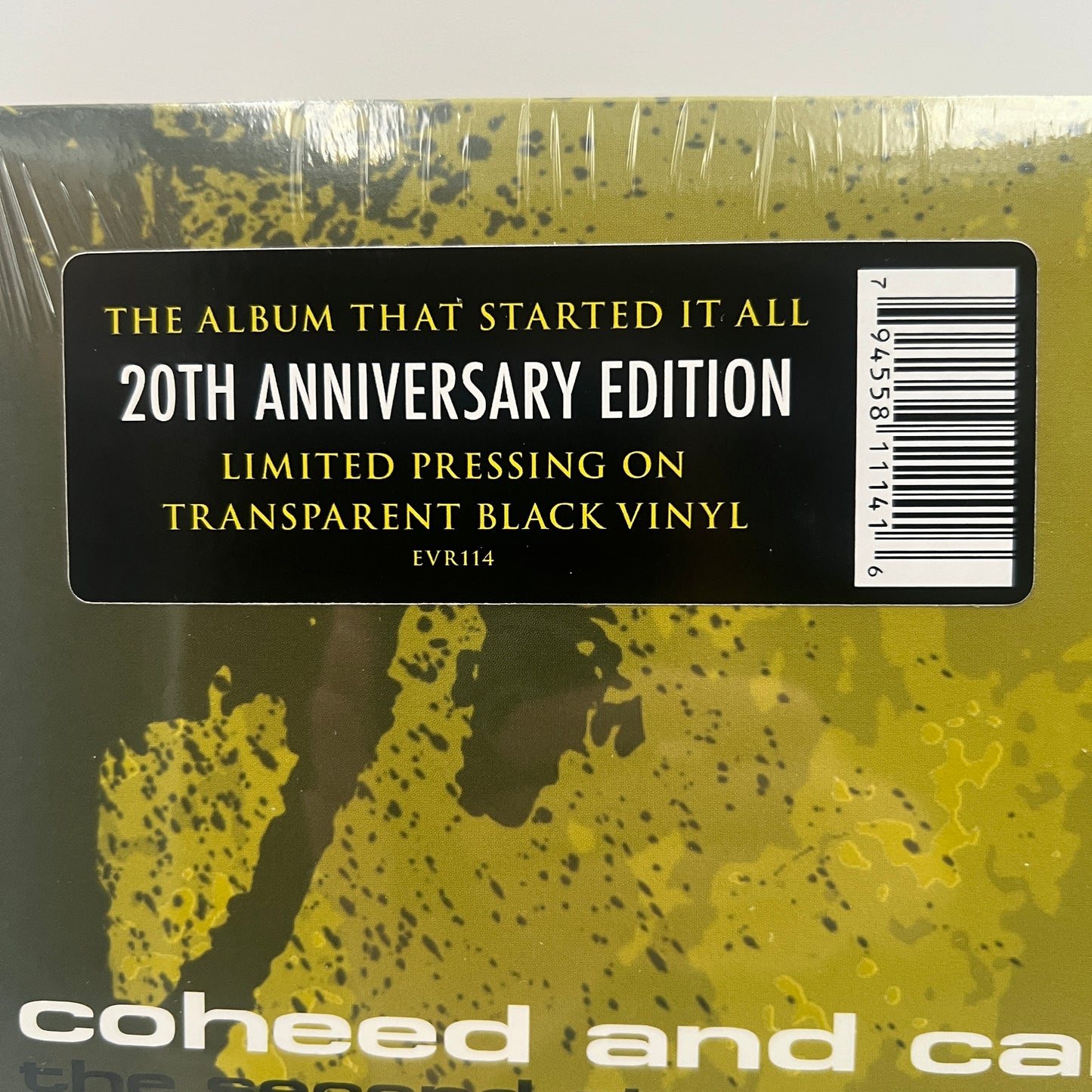 Coheed And Cambria - The Second Stage Turbine Blade Vinyl LP Transparent Black SEALED