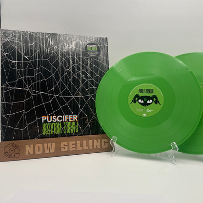 Puscifer - Parole Violator Vinyl LP Green Opaque Signed by Carina and Mat!