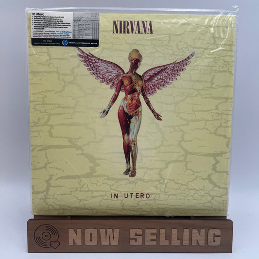 Nirvana - In Utero Vinyl LP Create Yellow SEALED ORG Music