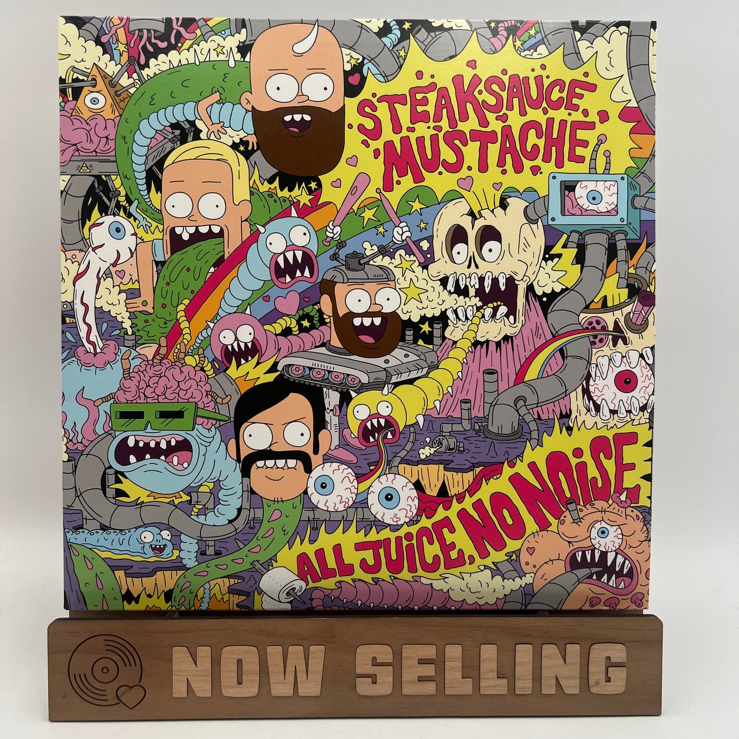 Steaksauce Mustache - All Juice, No Noise Vinyl LP Pupil Rupture