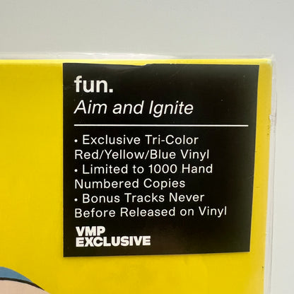 Fun. - Aim And Ignite Vinyl LP Tri-Color Vinyl Me Please #57