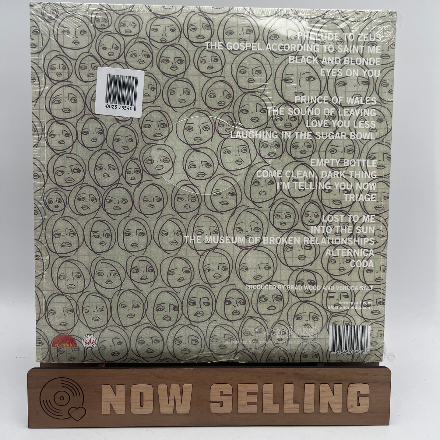 Veruca Salt - Ghost Notes Vinyl LP Green Marbled / White SEALED.