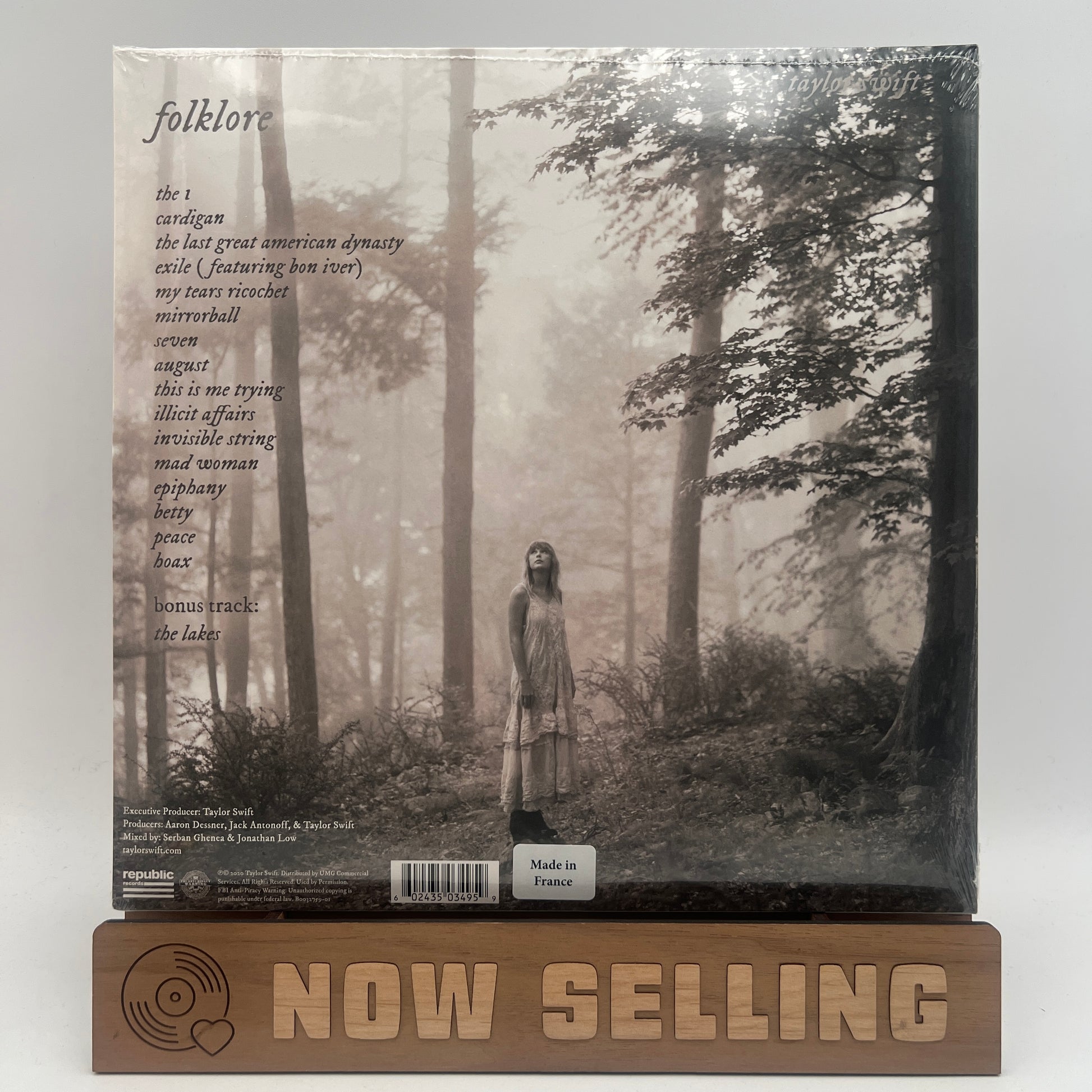 Taylor Swift Folklore, Buy Rare and Collectable Vinyl, Independent Record  Store