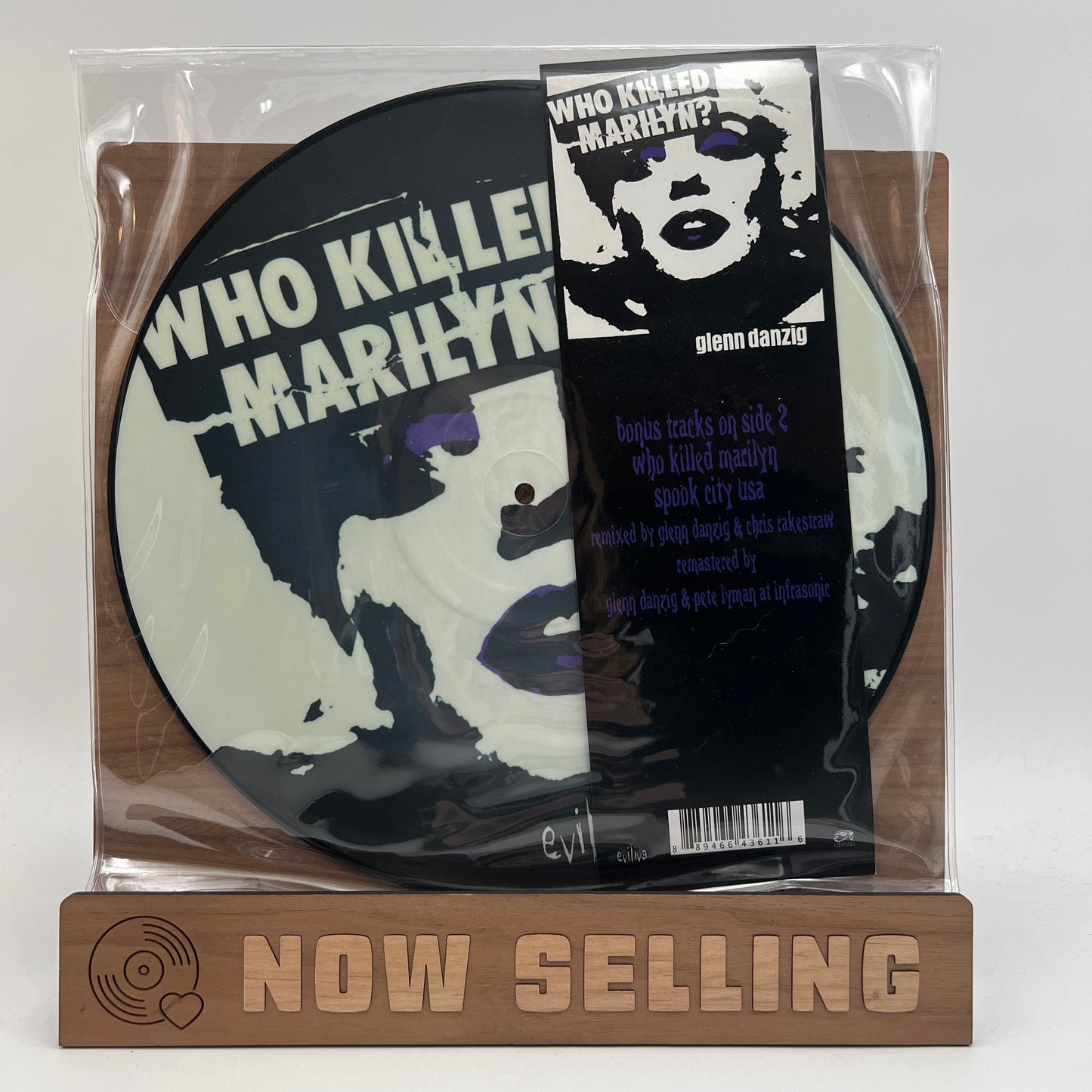 Glenn Danzig - Who Killed Marilyn? Vinyl LP Picture Disc Reissue