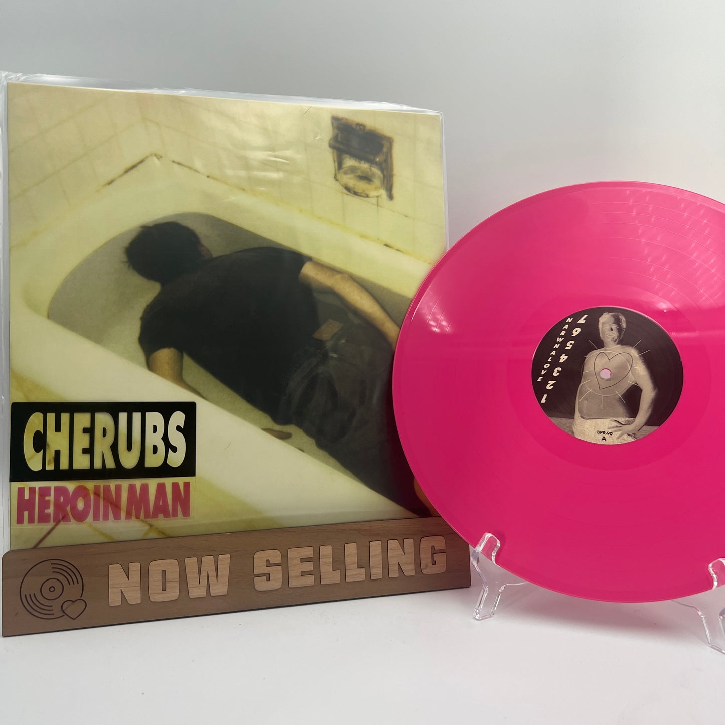 Cherubs - Heroinman Vinyl LP Hot Pink