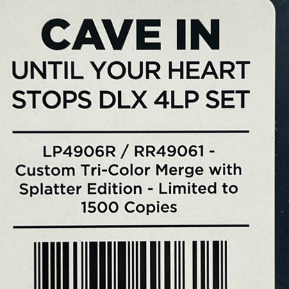 Cave In - Until Your Heart Stops Vinyl LP Box Set Tri-Color Merge w/ Splatter SEALED
