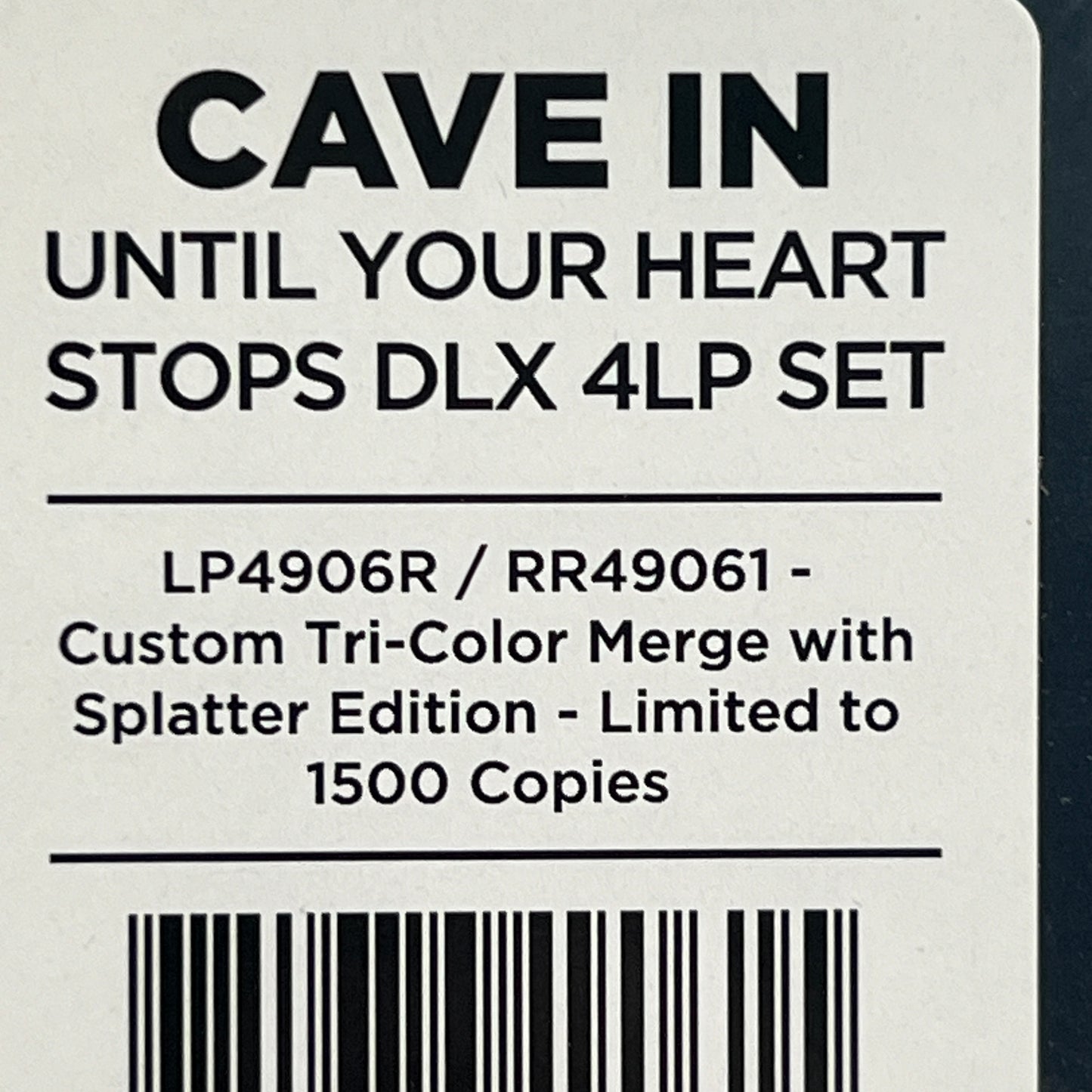 Cave In - Until Your Heart Stops Vinyl LP Box Set Tri-Color Merge w/ Splatter SEALED