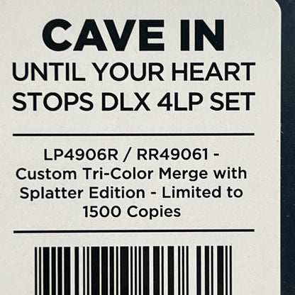 Cave In - Until Your Heart Stops Vinyl LP Box Set Tri-Color Merge w/ Splatter SEALED