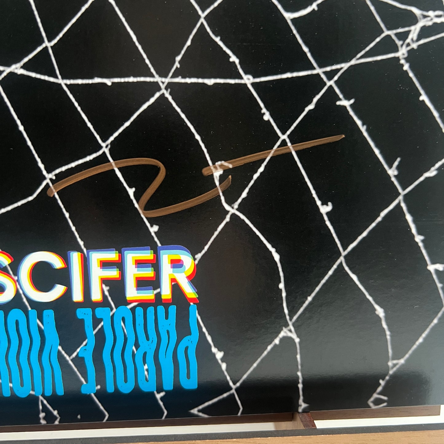 Puscifer - Parole Violator Vinyl LP Blue Opaque Signed by Carina and Mat!