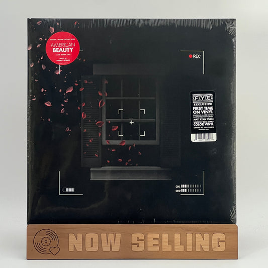 American Beauty Soundtrack Score Vinyl LP White w/ Rose Swirl Thomas Newman
