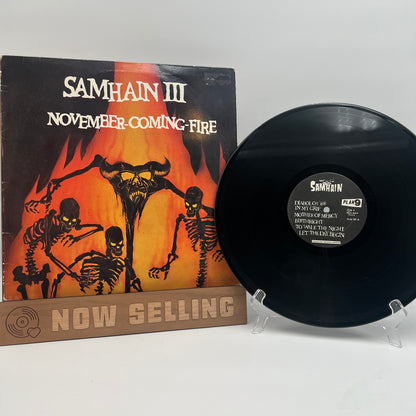 Samhain - November-Coming-Fire Vinyl LP Original 1st Press w/ Insert
