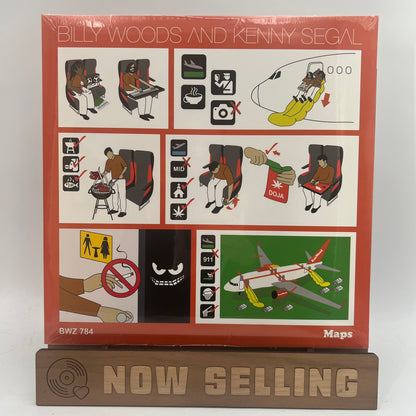 Billy Woods & Kenny Segal - Maps Vinyl LP Orange SEALED