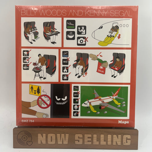 Billy Woods & Kenny Segal - Maps Vinyl LP Orange SEALED
