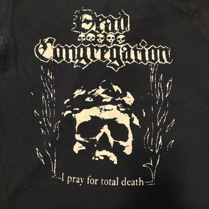Dead Congregration Band Teeth Into Red - I Pray For Total Death T-Shirt Size S
