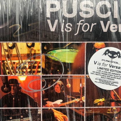 Puscifer - V Is For Versatile Vinyl LP Black Transparent Signed By Carina and Mat!