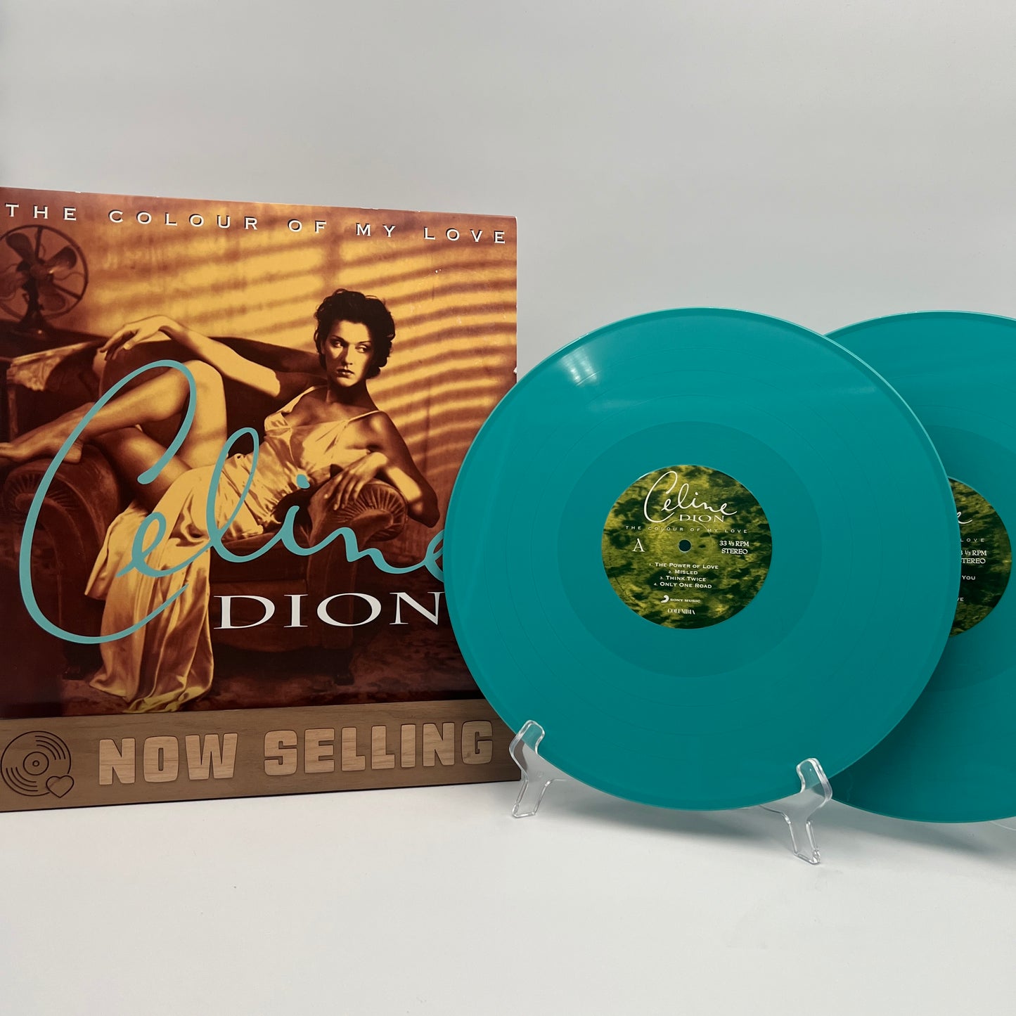 Celine Dion - The Colour Of My Love Vinyl LP Turquoise