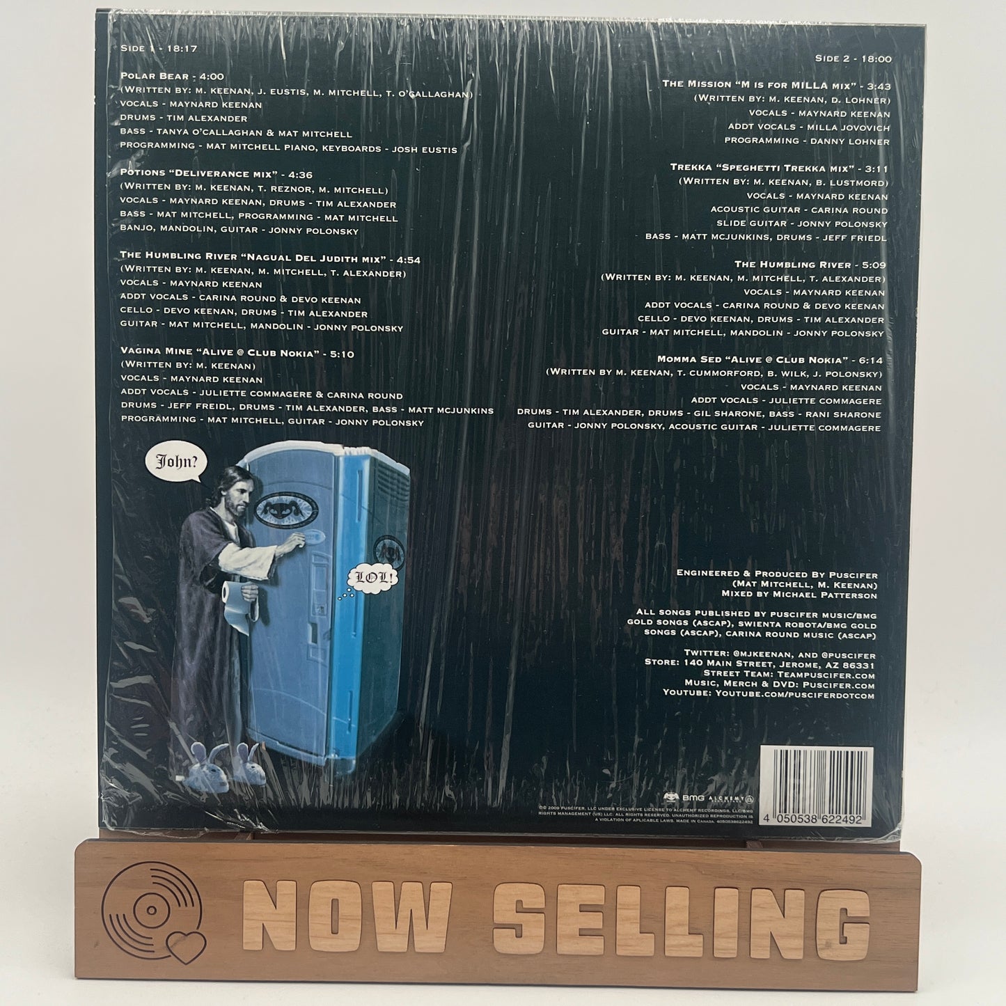 Puscifer - C Is For Vinyl EP Gold Signed By Carina and Mat!