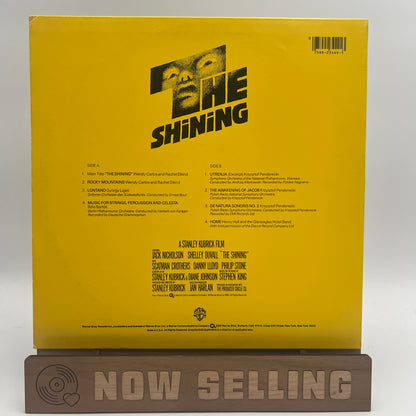 The Shining Soundtrack Vinyl LP Original 1st Press Stanley Kubrik