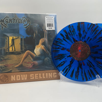Mortician - Chainsaw Dismemberment Vinyl LP Blue w/ Red Black Splatter