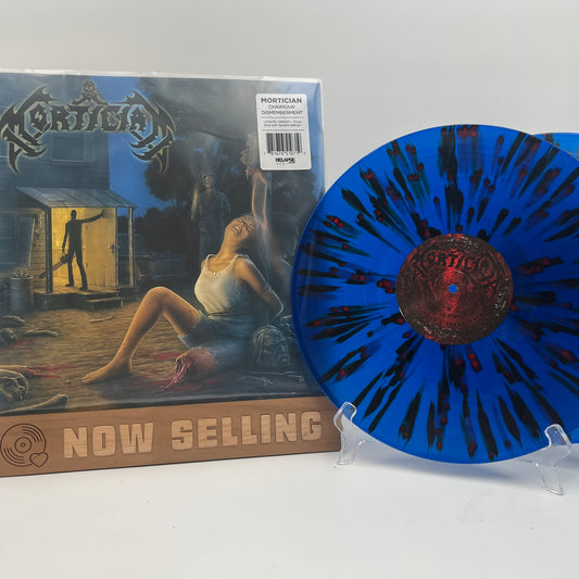 Mortician - Chainsaw Dismemberment Vinyl LP Blue w/ Red Black Splatter