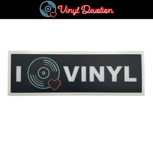Vinyl Devotion I Heart Vinyl Sticker