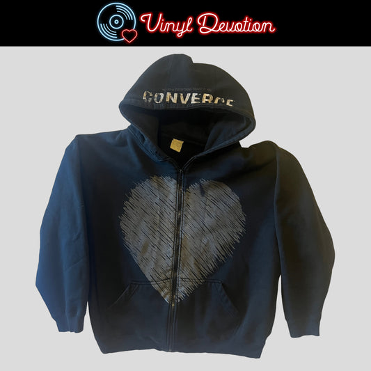 Converge Band You Fail Me Heartless 2004 Zip Up Hoodie Size XL