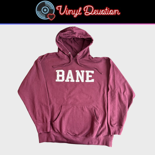Bane Hardcore Band Maroon Pullover Hoodie Size XL