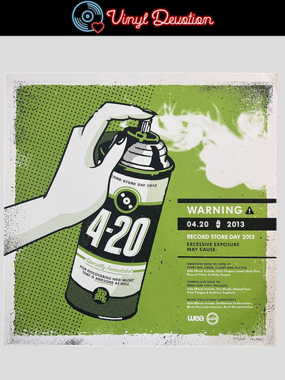 Record Store Day 2013 Official Silkscreen Poster Two Arms 18 x 18 inches