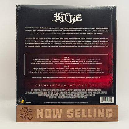 Kittie - Origins / Evolutions Vinyl LP Dark Red w/ Black Swirl SEALED