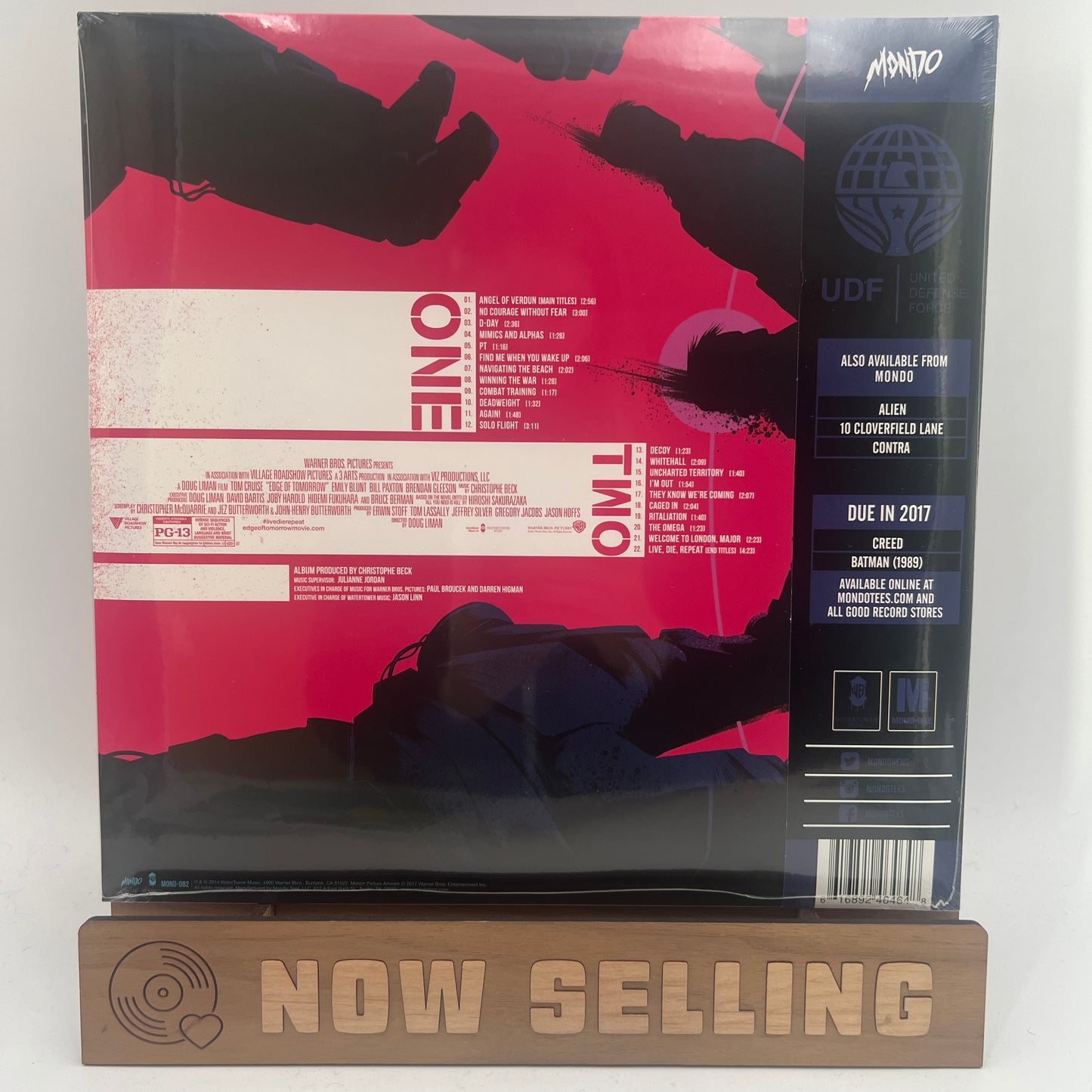 Edge Of Tomorrow Soundtrack Vinyl LP SEALED Christophe Beck