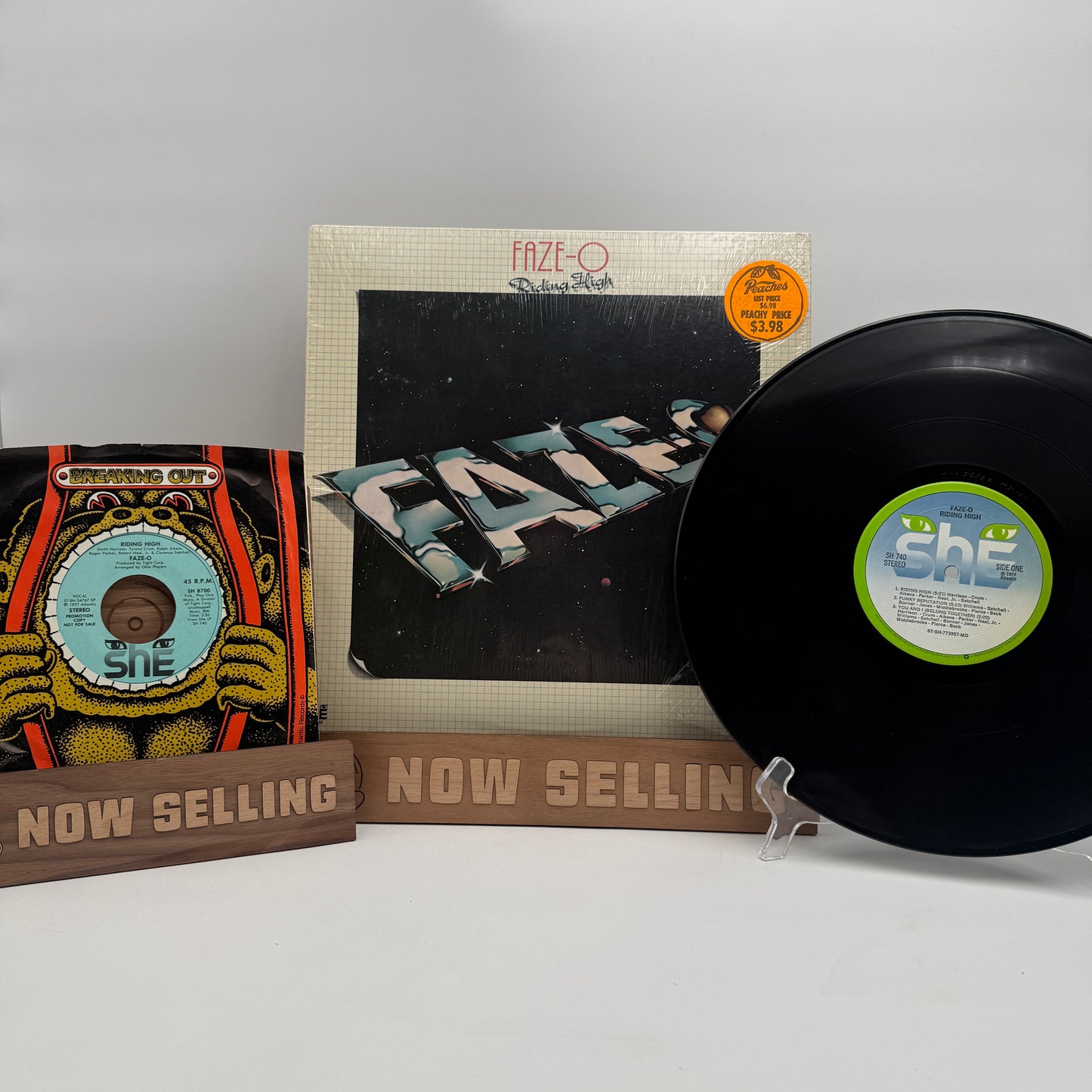 Faze-O Riding High LP and 7" Bundle Vinyl Lot