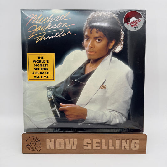 Michael Jackson - Thriller Vinyl LP Reissue Red & Black Marble SEALED