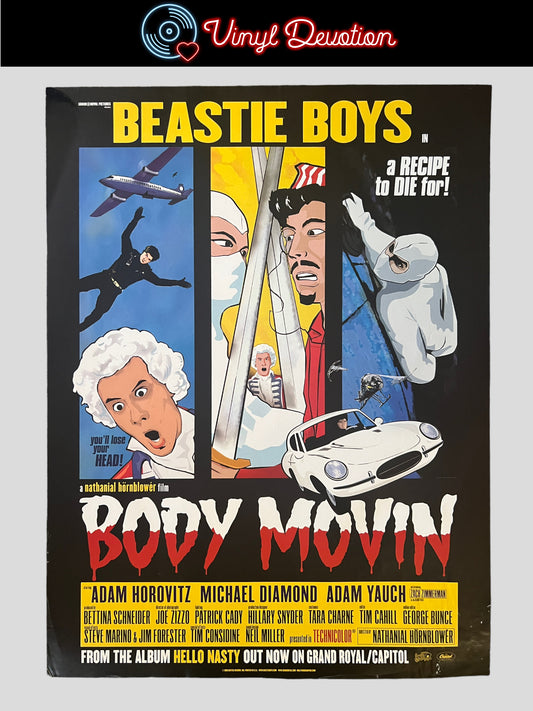 Beastie Boys - Vintage 1997 Promo Poster Body Movin 18 x 24 inches