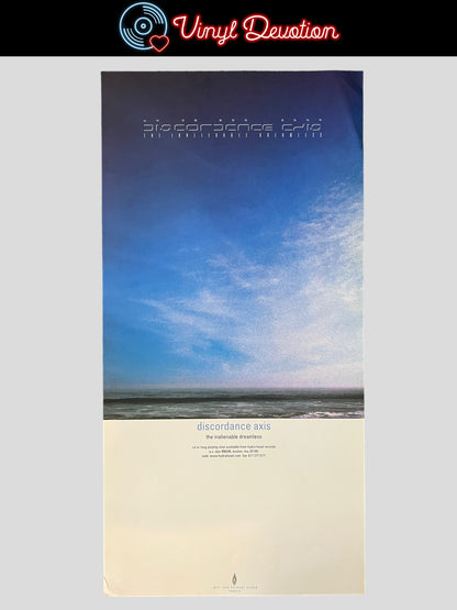 Discordance Axis - The Inalienable Dreamless Promo Poster Vintage 2000 12 x 24 inches