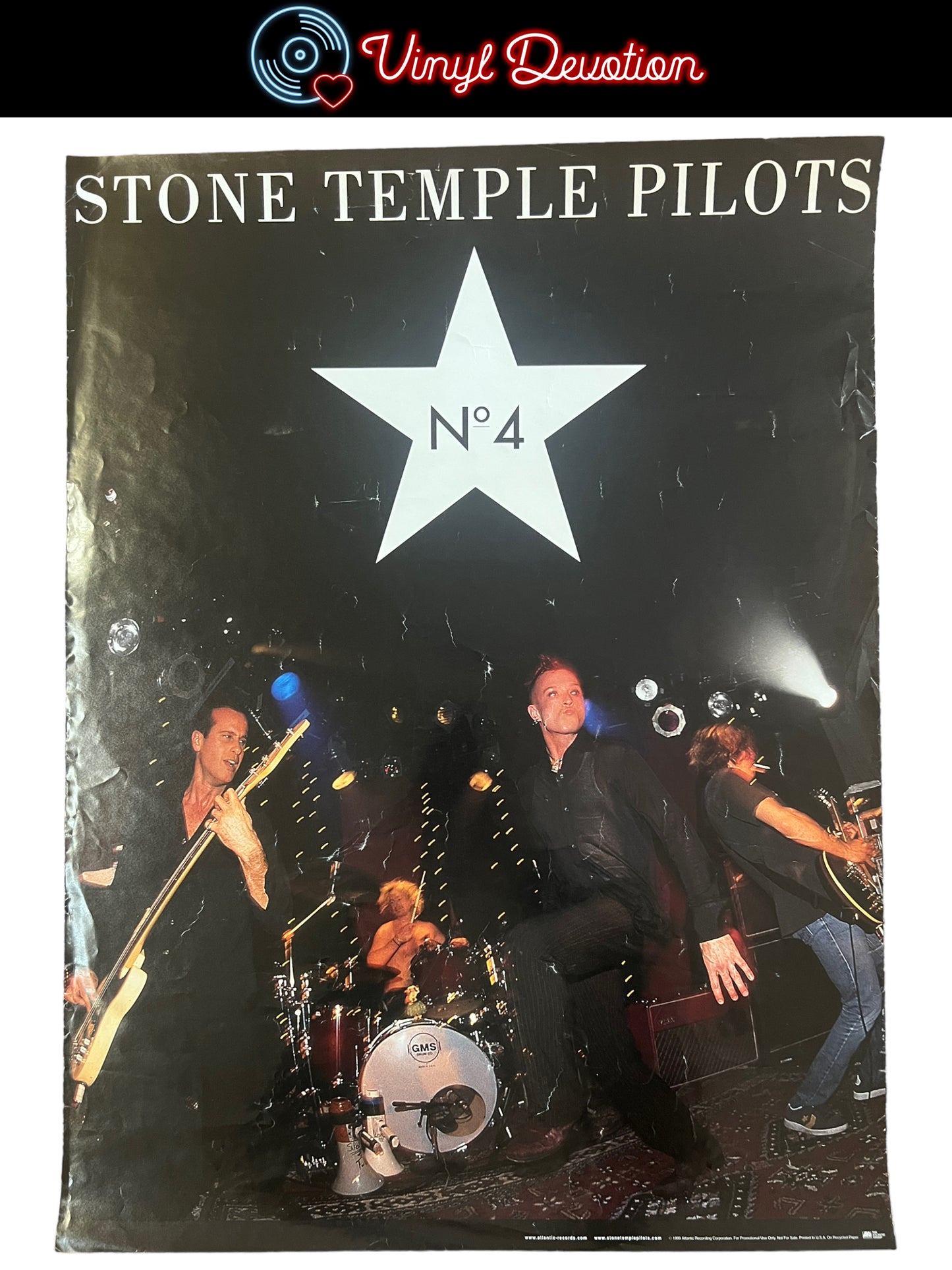 Stone Temple Pilots Vintage Promo Poster 1999 18 x 24 inches Scott Weiland