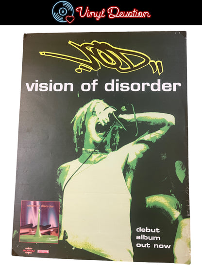Vision of Disorder - Self Titled Vintage 1996 Promo Poster 18 x 24 inches