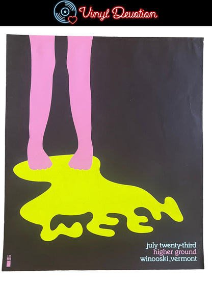 Ween - Higher Ground Vermont Poster Vintage 1999 #155/200  18 x 21