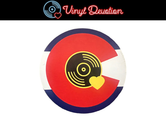 Vinyl Devotion Colorado Record Logo Magnet