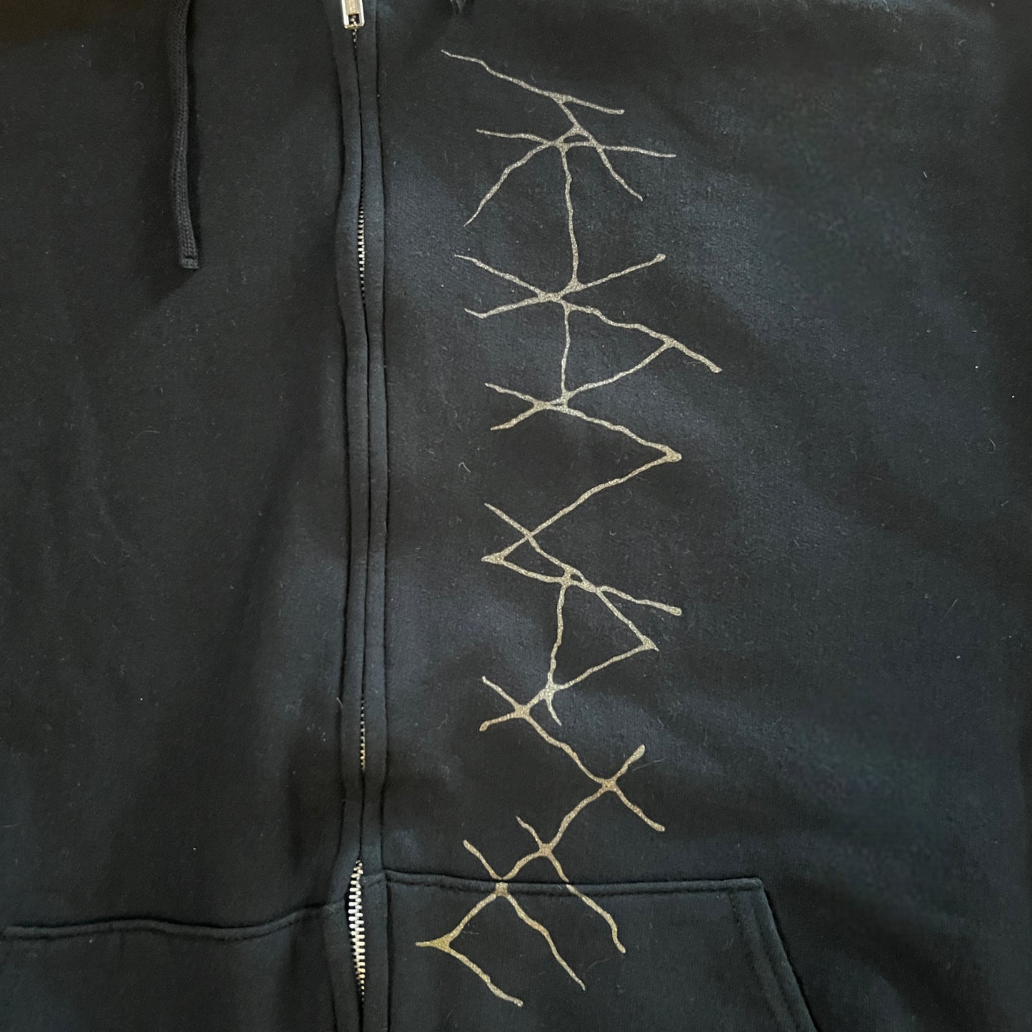 Khanate Capture and Release Black Zipper Hoodie Size XL