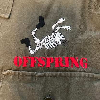 The Offspring Band Smash Germany Vintage Military Style Shirt Size XL