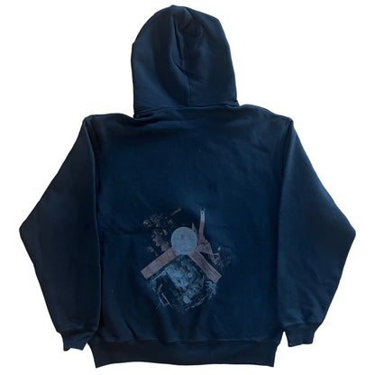Khanate Northern European Deride 2004 Black Zipper Hoodie Size L