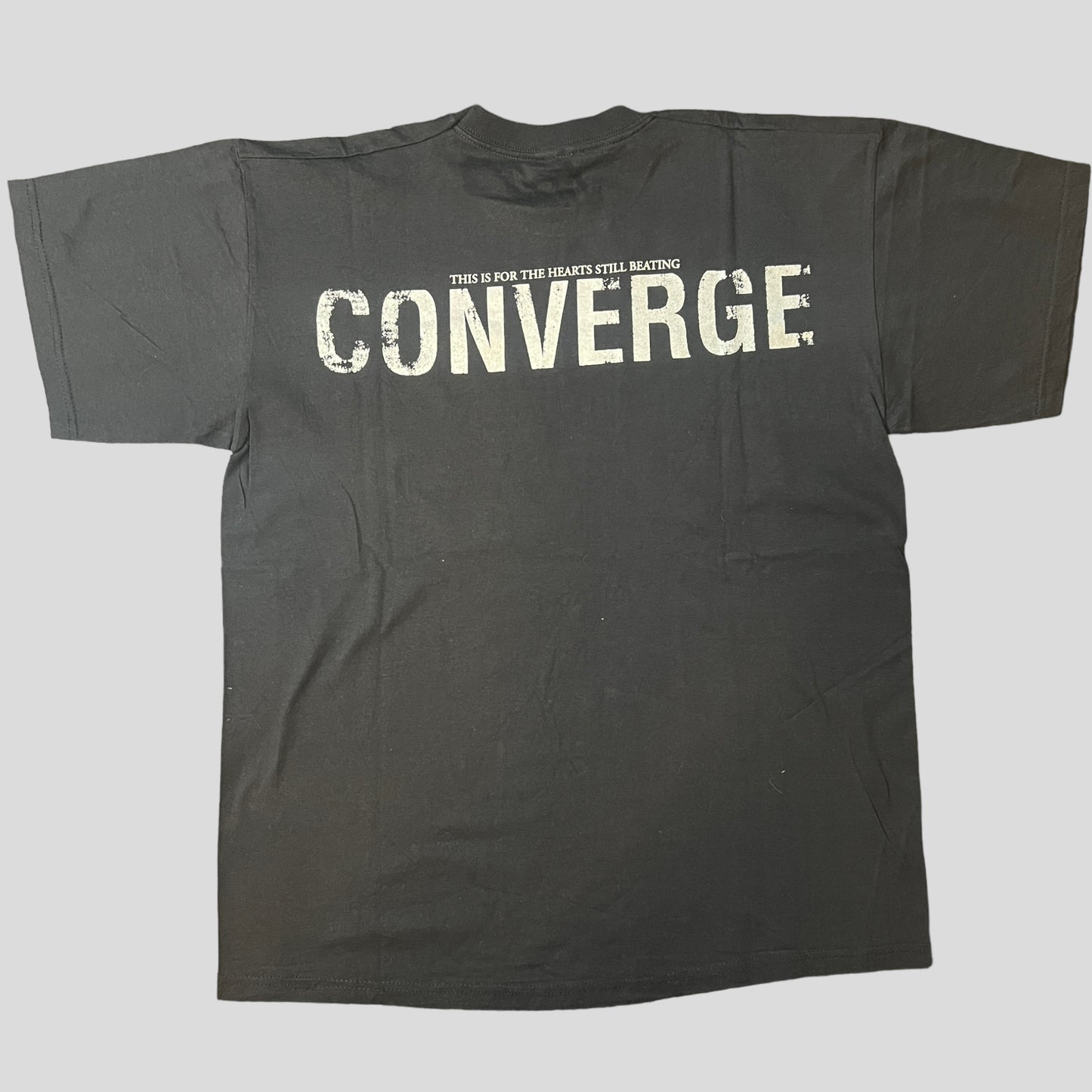 Converge Band You Fail Me First Light Vintage T-Shirt Size Large