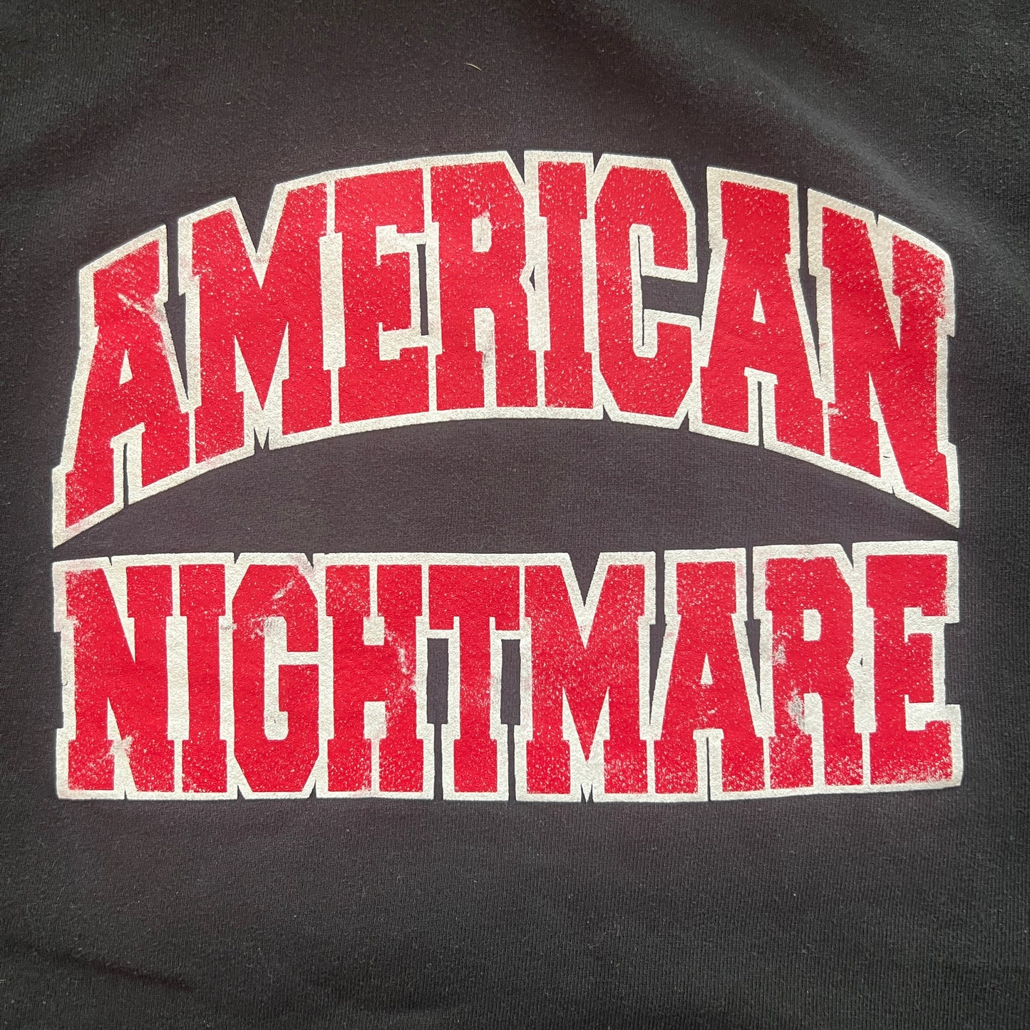 American Nightmare Band Varsity Pullover Hoodie Size XXL Give Up The Ghost