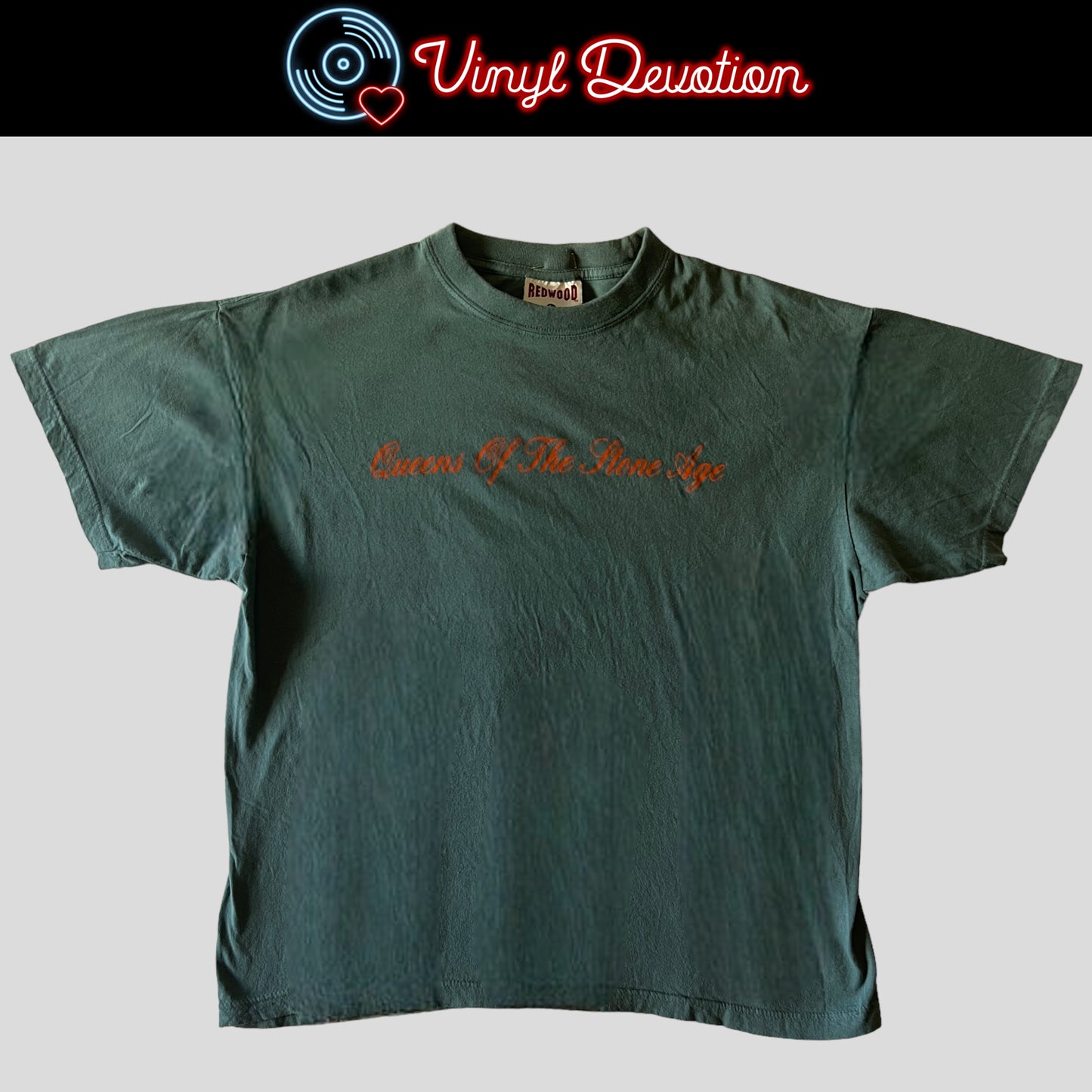 Queens Of The Stone Age 1998 Tour Vintage T-Shirt Size L 18 A.D.