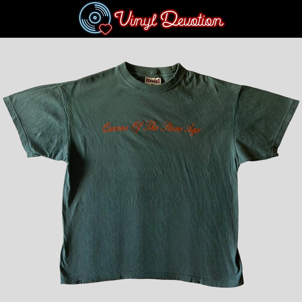 Queens Of The Stone Age 1998 Tour Vintage T-Shirt Size L 18 A.D. 
