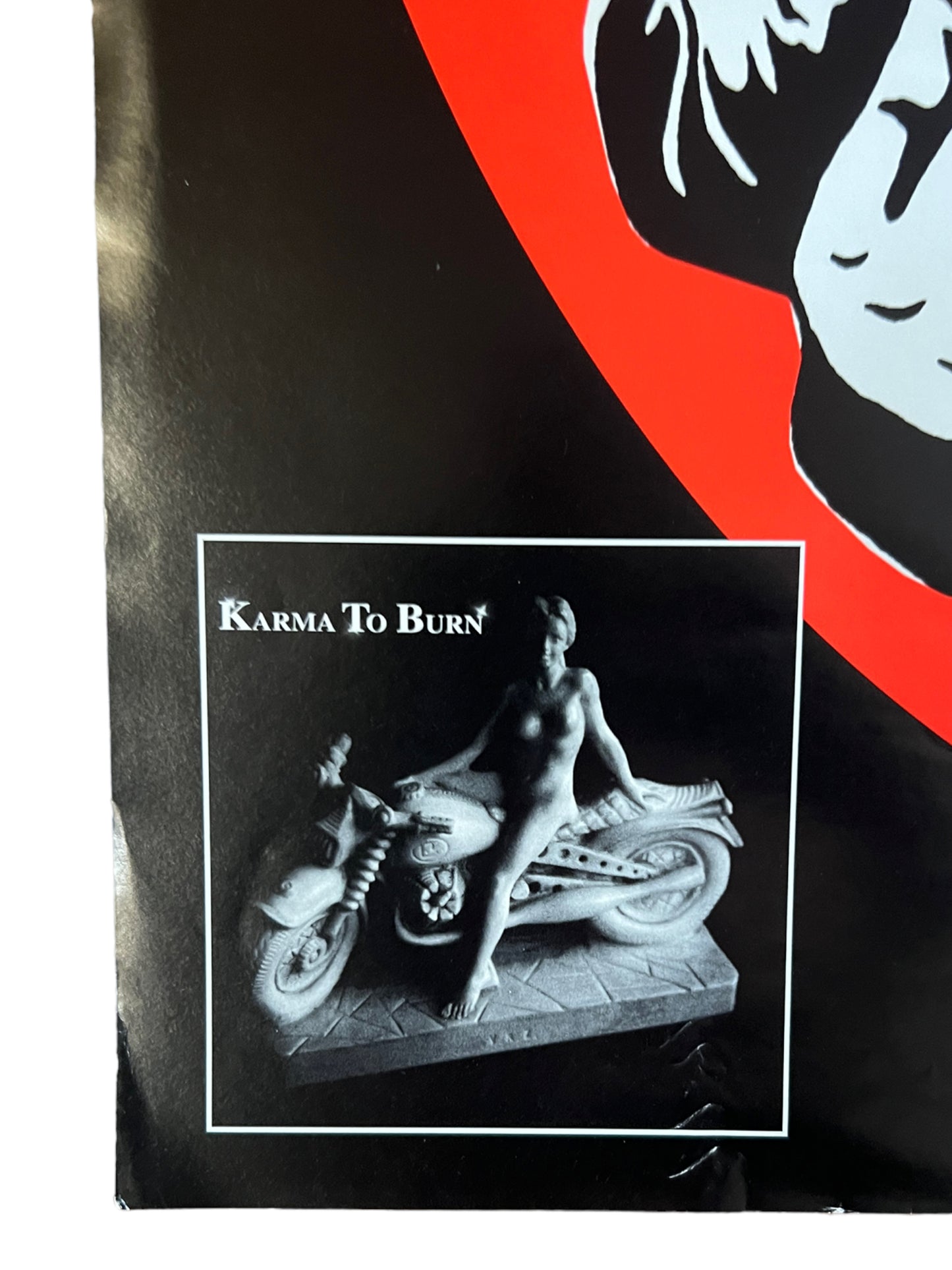 Karma to Burn - Fire Rescue Program Poster Vintage 1997 18 x 22 3/4