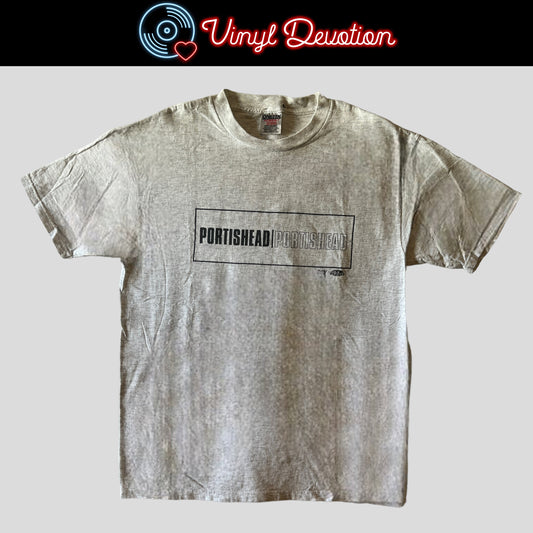 Portishead Band Self Titled Vintage 1997 T-Shirt Size L Gray