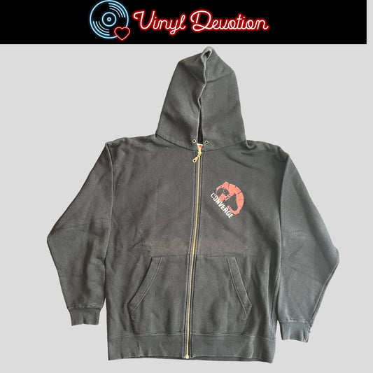 Converge Band No Heroes Zip Up Hoodie Size L
